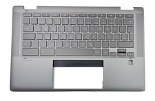 HP Chromebook X360 14C-CA Grau Palmrest Gehäuse Keyboard Deutsch Tastatur M00331