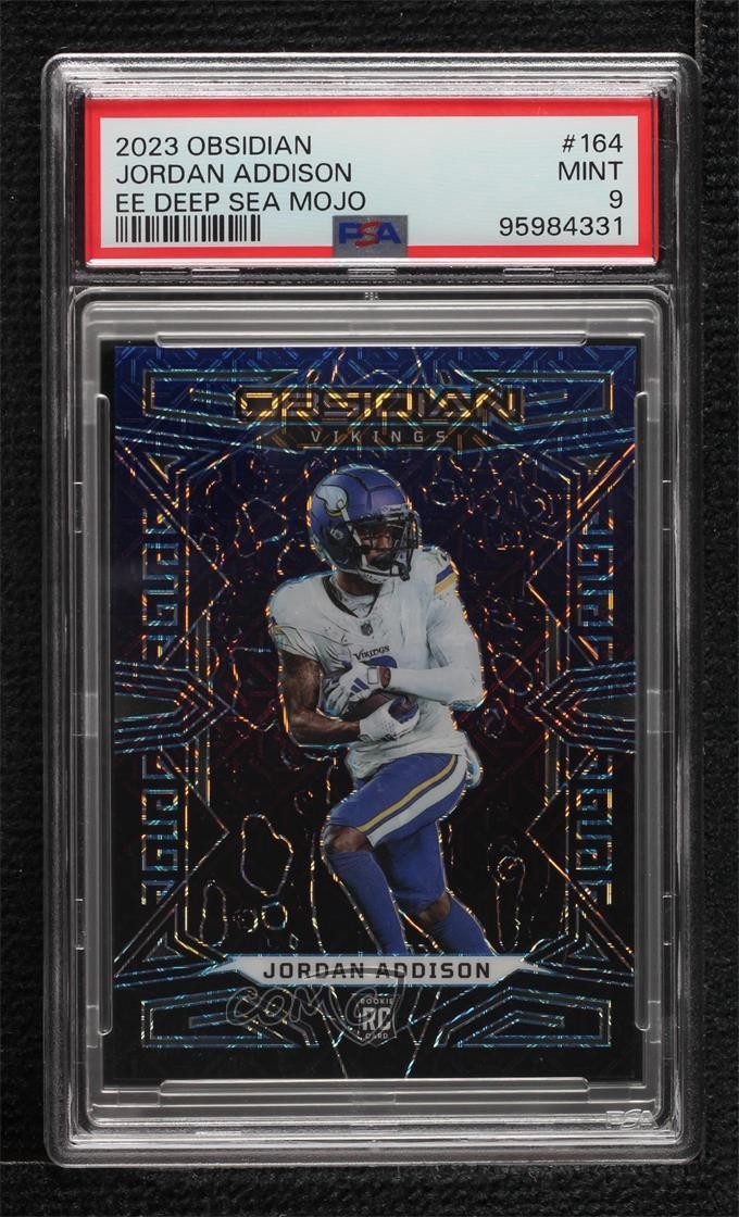 2023 Obsidian Deep Sea Mojo Electric Etch 3/5 Jordan Addison #164 Rookie RC 17tx