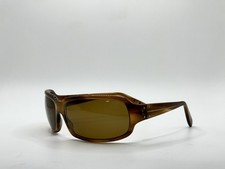 New Authentic PAUL SMITH Sunglasses PS-377 SYC Brown With Gold Stripe