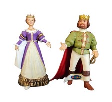 PAPO MEDIEVAL QUEEN MARGUERITE & KING IVAN THE ENCHANTED WORLD FIGURES 2002