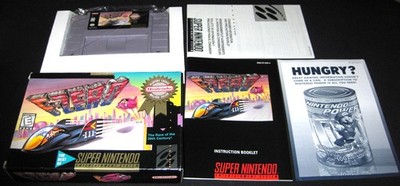 F-Zero (Super Nintendo SNES, 1991) Complete in Box CIB