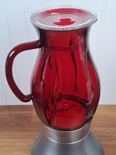 Rare Jenn-Air Attrezzi Art Designer Bar Blender - Pearl White Finish-Merlot Red - Picture 9 of 17