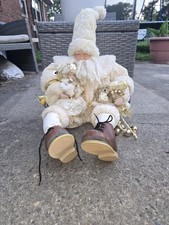 A Large Victorian / Elegant Santa Shelf Sitter from the 1990s  2000s.
