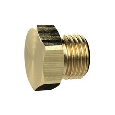 Riegler Verschlussschraube Au&szlig;ensechskant G 3/8 SW 19 MS
