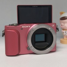 SONY Alpha NEX-3N 16.1MP Mirrorless Digital Camera Pink Only Body Tested English