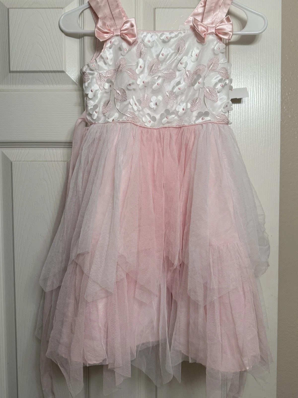 Jonna Mitchell Girls 7 Easter, Flower Girl , Spring Dress Pink & White
Opens in a new window or tab