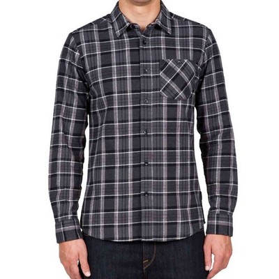 Volcom Gaines LS Hemd -  asphalt black