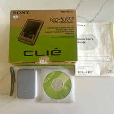 Sony CLI PEG-SJ22 PDA Palm OS 4.1 16MB RAM 320x320 Color LCD MS Slot