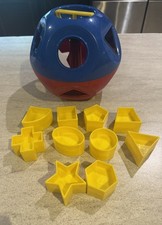 Vintage Tupperware SHAPE-O-BALL Toys Shape Sorter Complete
