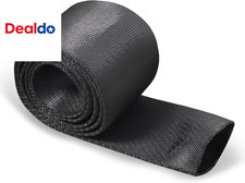 Winch Rope Protector, Universal Polyester Winch Rope Sleeve Black, 5Cm X 1M