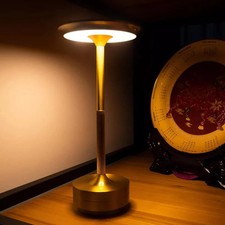 LED Table Desk Lamp ​Cordless Touch Bedroom Night Light Rechargeable Dimmable