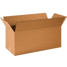 BOX USA Shipping Boxes 24L x 10W x 10H 25-Pack Long Corrugated Boxes for Moving,