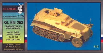 Plus Model 112 - 1:35 Resin Bausatz Sd.Kfz 253 Beobachtungswagen Umbausatz für T