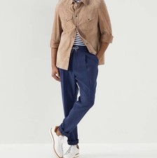 Brunello Cucinelli wool blend drawstring pants for men