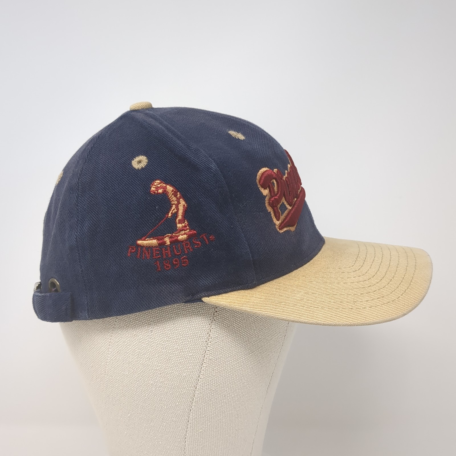 Pinehurst Slideback Baseball Cap Blue OS Embroide… - image 5