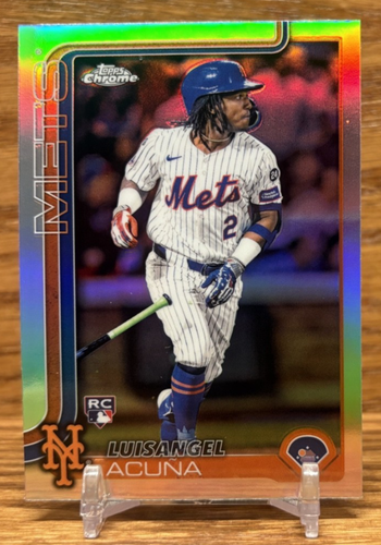 LUISANGEL ACUNA Rifrattore Rookie | 2025 Topps Chrome New York METS RC #56
