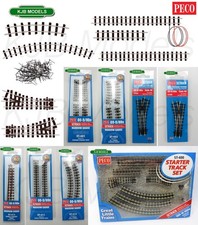 Track, Points or Set - Choice of Set Track Pieces OO9 / HOe Gauge PECO Setrack