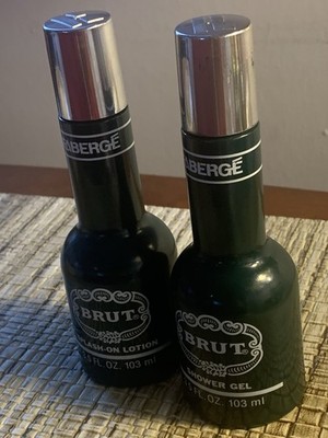 BRUT FABERGE VTG 80 S (2) 3.5 OUNCES PRE-OWNED READ DESCRIPTION 