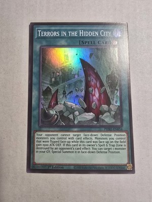 Terrors in the Hidden City (Super Rare) PHRE-EN054 Phantom Revenge 1st Edition