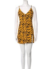 REFORMATION - Animal Print Mini Dress Size: M