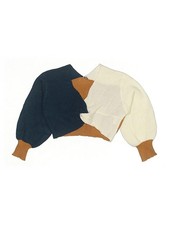 Shein Girls Blue Pullover Sweater 7