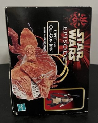 Hasbro Star Wars Episode 1 Qui Gon Jinn On Eopie Action Figure for