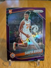 2025 WNBA Prizm Saniya Rivers Rookie Purple 002/149 Sun #131