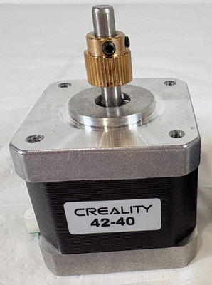 Creality Official 42-40 Stepper Motor with Extruder Gear, 2 Phase 1A 1.8 Degree