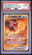 2023 POKEMON SWSH CROWN ZENITH FA SECRET ORIGIN FORME PALKIA VSTAR #GG67 PSA 10 on eBay