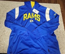 Felpa NFL Nike Authentic Therma-Fit ufficiale sul campo LA Rams XXL