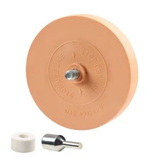 3.5'' Rubber Eraser Wheel Car Decal Remover For 3M Glue Remove Adhesive Sticker