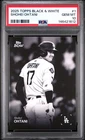 2025 TOPPS BLACK AND WHITE 1 SHOHEI OHTANI GEM MINT DODGERS PSA 10 1612