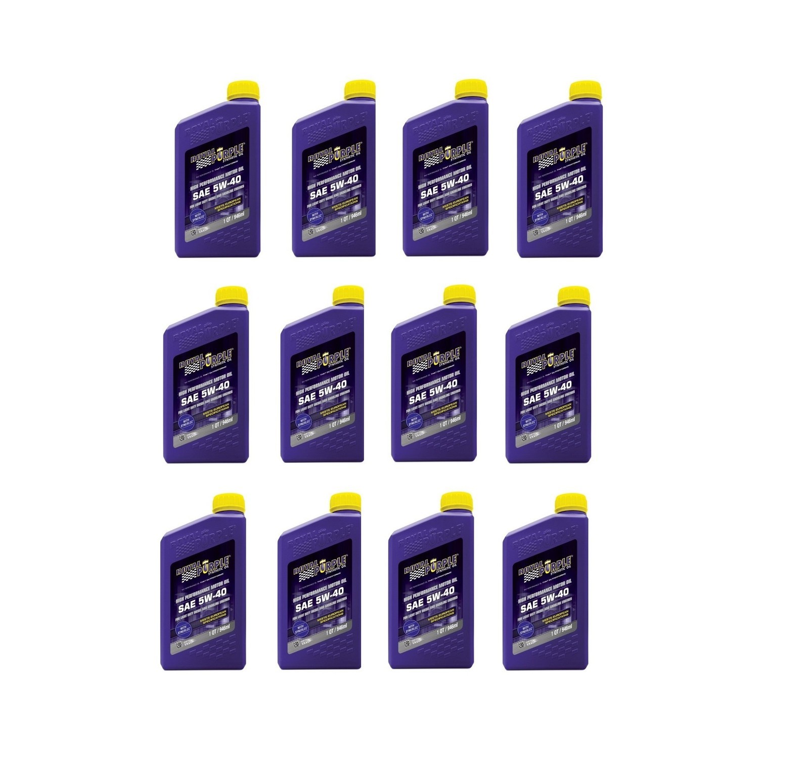 - 5w-40 - High Performance - 1 Quart Bottles, 12-pack