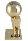 Shaquille O'Neal Autographed Los Angeles Lakers 3x Champ Replica Trophy Fanatics