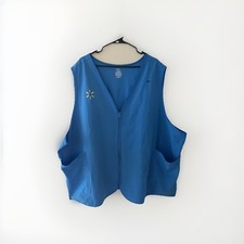 Walmart Employee Work Vest Black Friday Turquoise Blue 6XL Official Merchandise