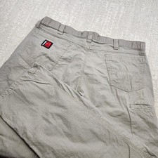 Wrangler Riggs Pants Men 38x30 Ripstop Carpenter Workwear Beige Work