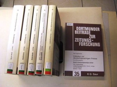Literatur zur deutschsprachigen Presse. Eine Bibliographie; von den Anfängen bis
