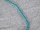 Vintage Navajo Heishi Turquoise Drop Bead Sterling Silver Necklace 16.5" — photo 8