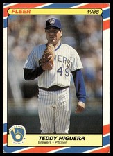 1987 Fleer Superstars Teddy Higuera Milwaukee Brewers #16