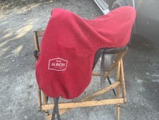 Albion SLK Dressage Saddle. 17-5” Seat Wide Fit. Black Leather