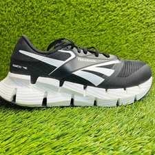 Reebok FloatZig Mens Size 7W Black White Composite Toe Safety Work Shoes Sneaker