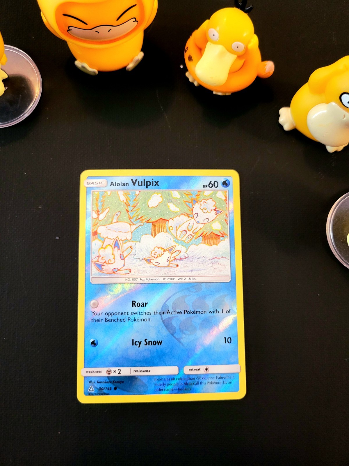 Alolan Vulpix #30/156 Reverse Holo SM: Ultra Prism Pokémon TCG 2018