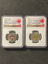 2020 $2.00 Bill Reed - Color / Non Color Set - NGC GRADED MS66