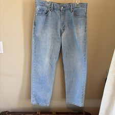 Levi  s 550 Jeans Men  s 36x30 Blue Denim Regular Fit Straight Leg Medium Wash