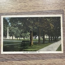 VTG THE PARK, COUDERSPORT, PA Postcard 47366 early 1900s