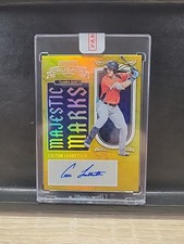2025 Baseball Panini Crusade Majestic Marks Colton Ledbetter Gold Auto /10