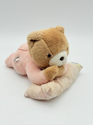 Vintage EDEN Teddy Bear Plush Musical Stuffed Toy Pink Pajamas Not Working