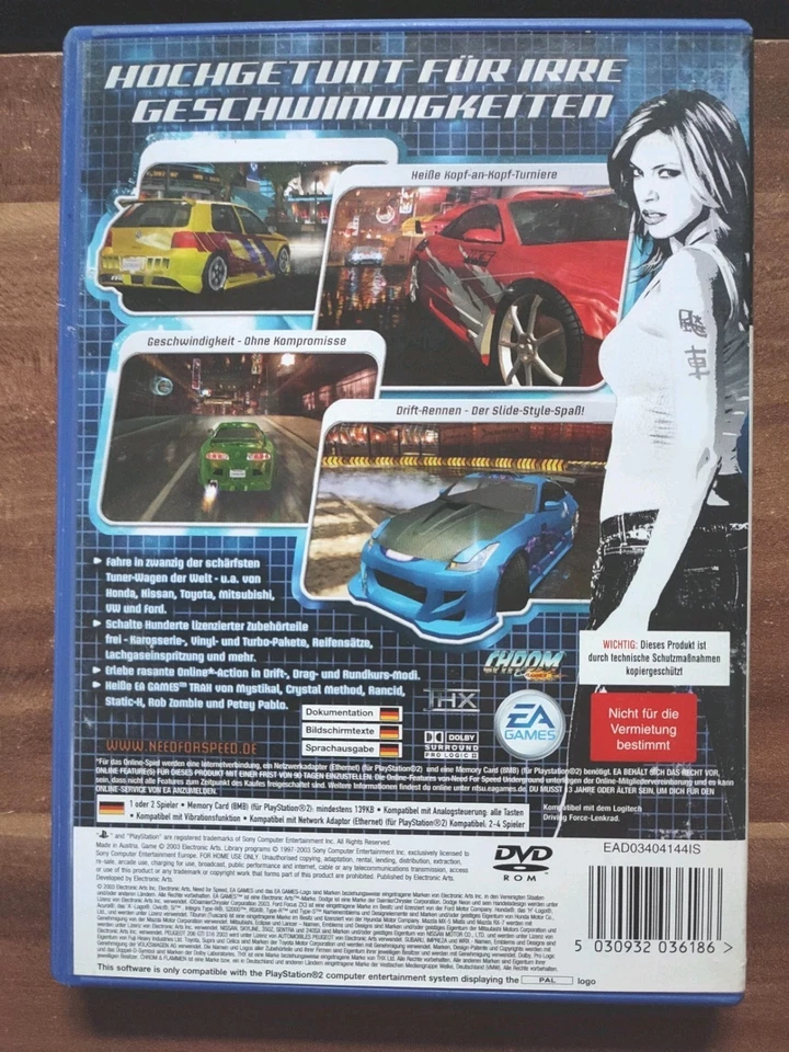 Need for Speed Underground PS2 | Sony  Playstation 2 | CIB  OVP Neuwertig - Bild 3 von 4