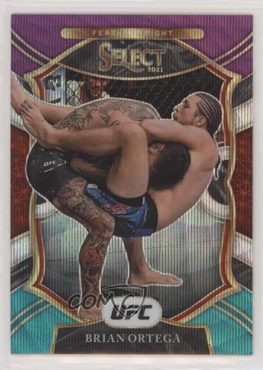 2021 Panini Select UFC Concourse Tri-Color Prizm Brian Ortega #8 1b6