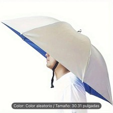 Sombrilla portatil plegable para Pesca al aire libre Parasol Cabeza Impermeable